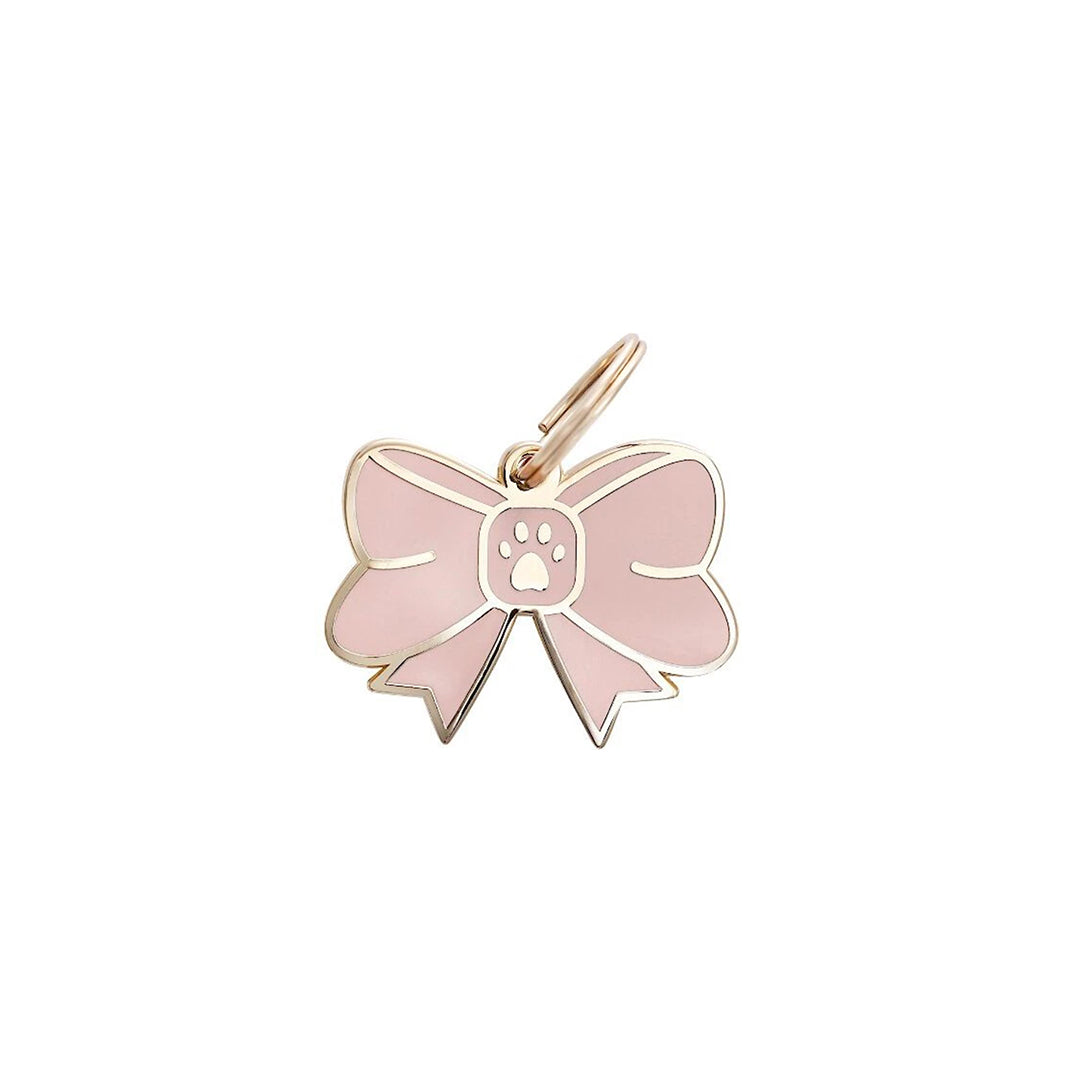 Pink Bow Paw Charm