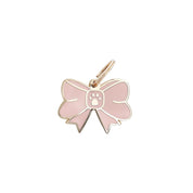 Pink Bow Paw Charm