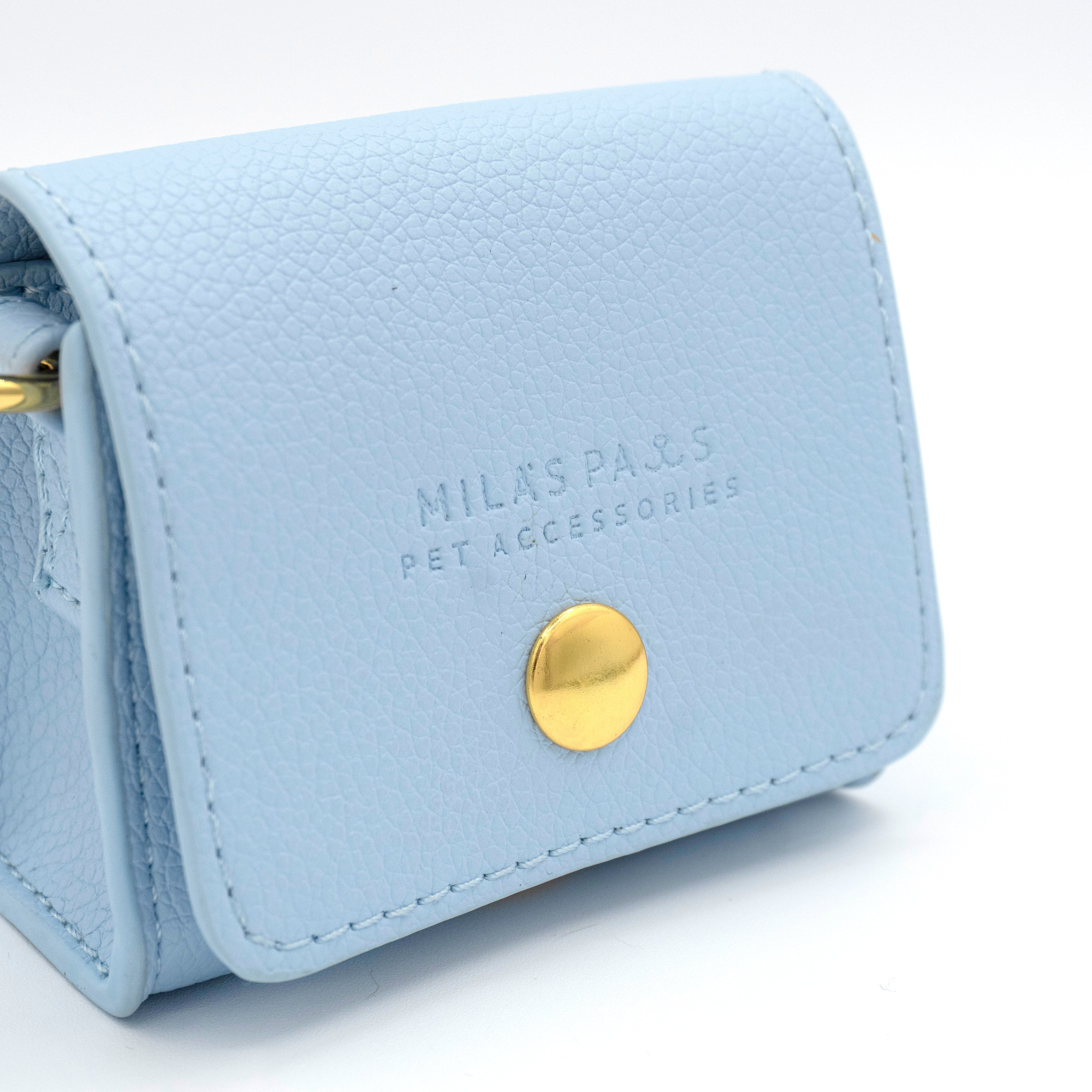 Vegan Leather Poop Bag Holder