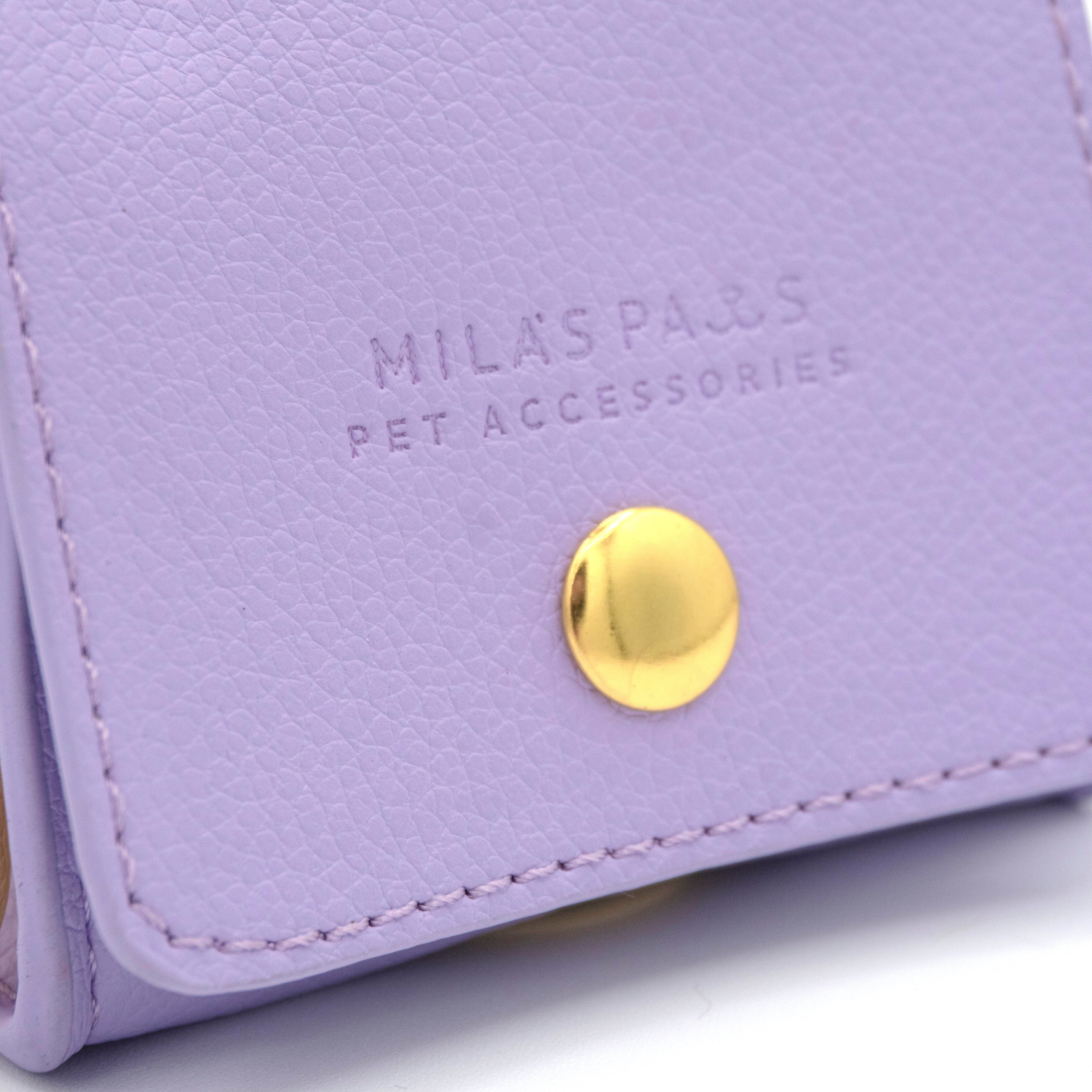 Vegan Leather Poop Bag Holder