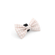 Nude Gingham Bowtie