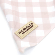 Nude Gingham Bandana