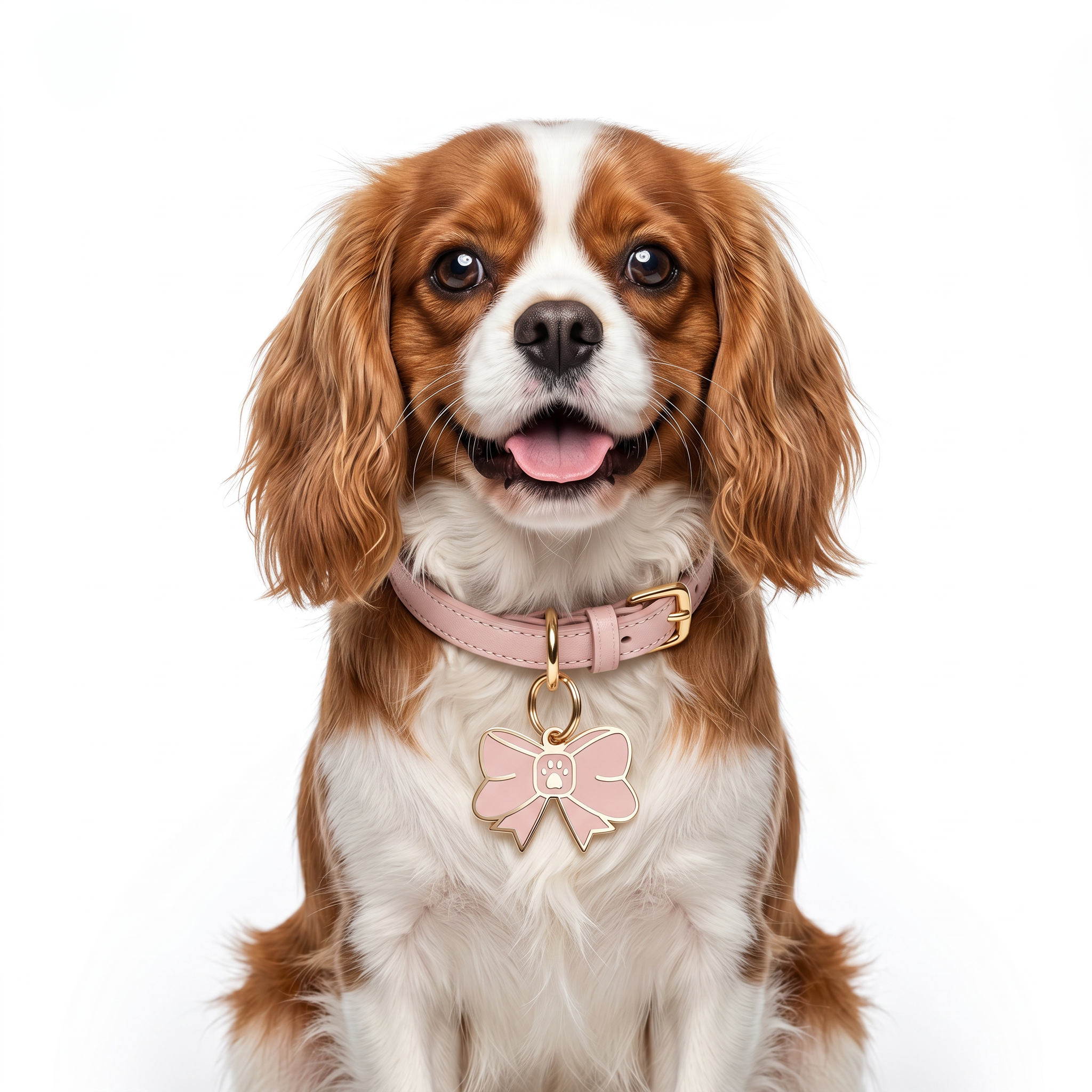 Pink Bow Paw Charm