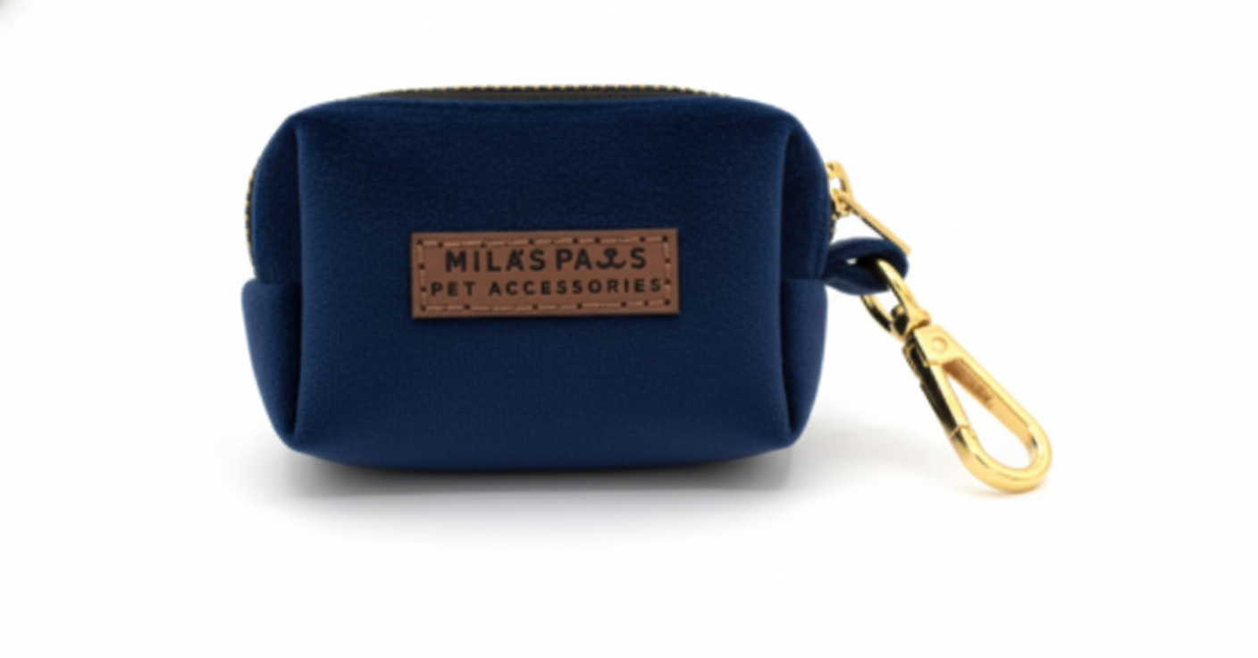 Luxe Velvet Poop Bag Holder