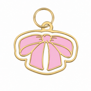 Pink Bow  Charm