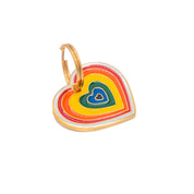 Rainbow Heart Charm