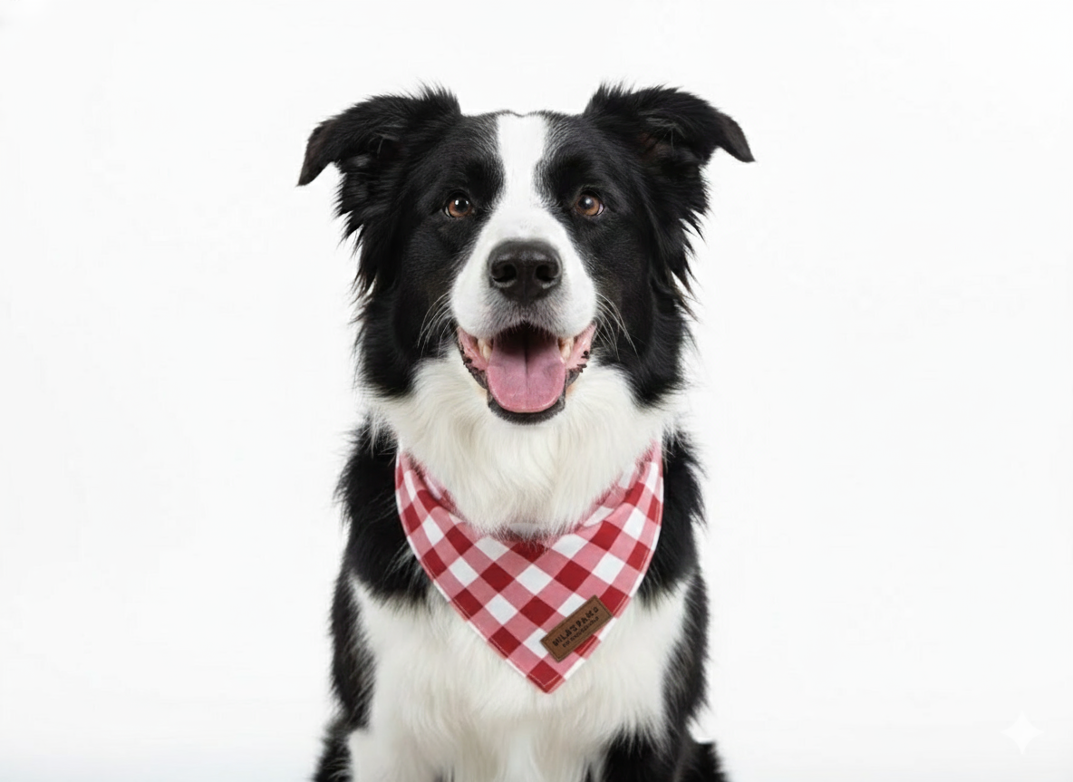 Gingham Red Bandana