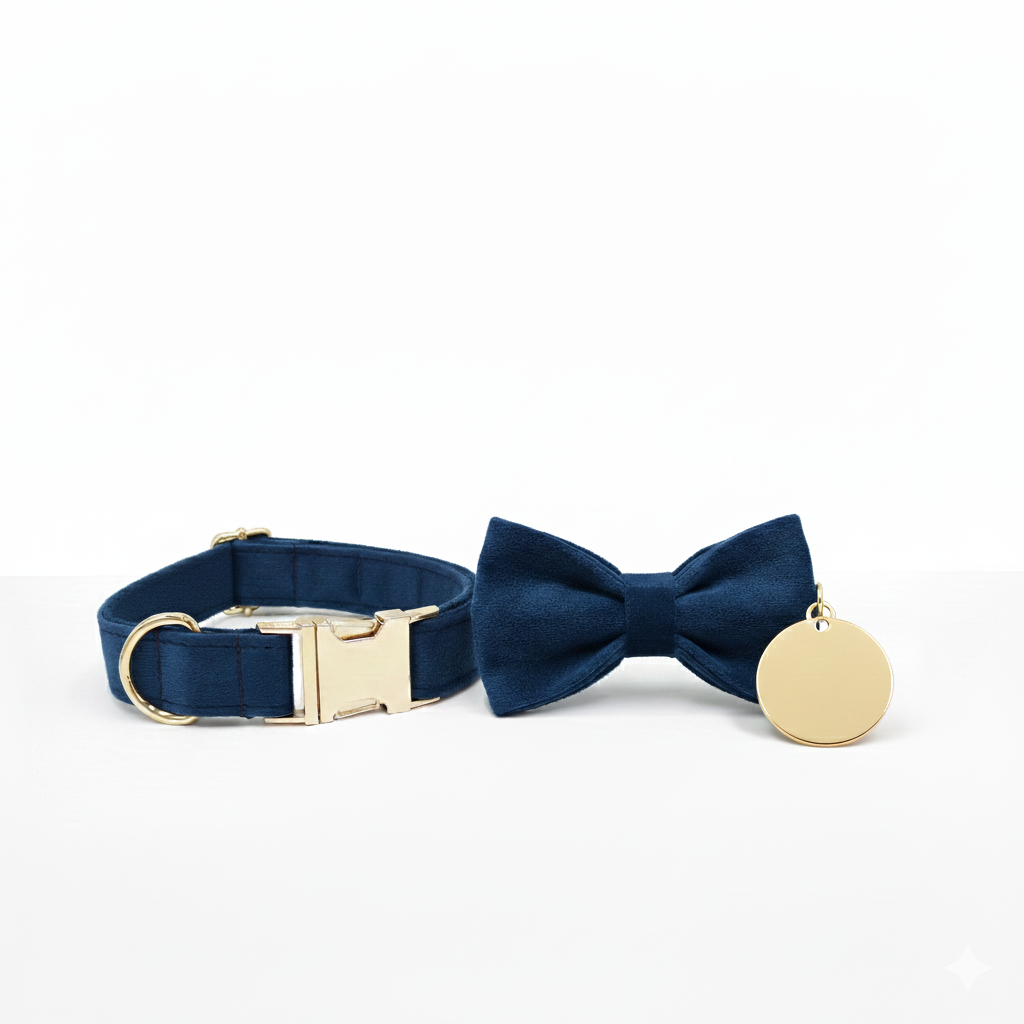 Paw Gift Bundle #1 - Collar, Charm & Bowtie