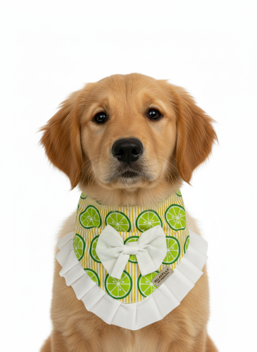 Limoncello Ruffle Bandana